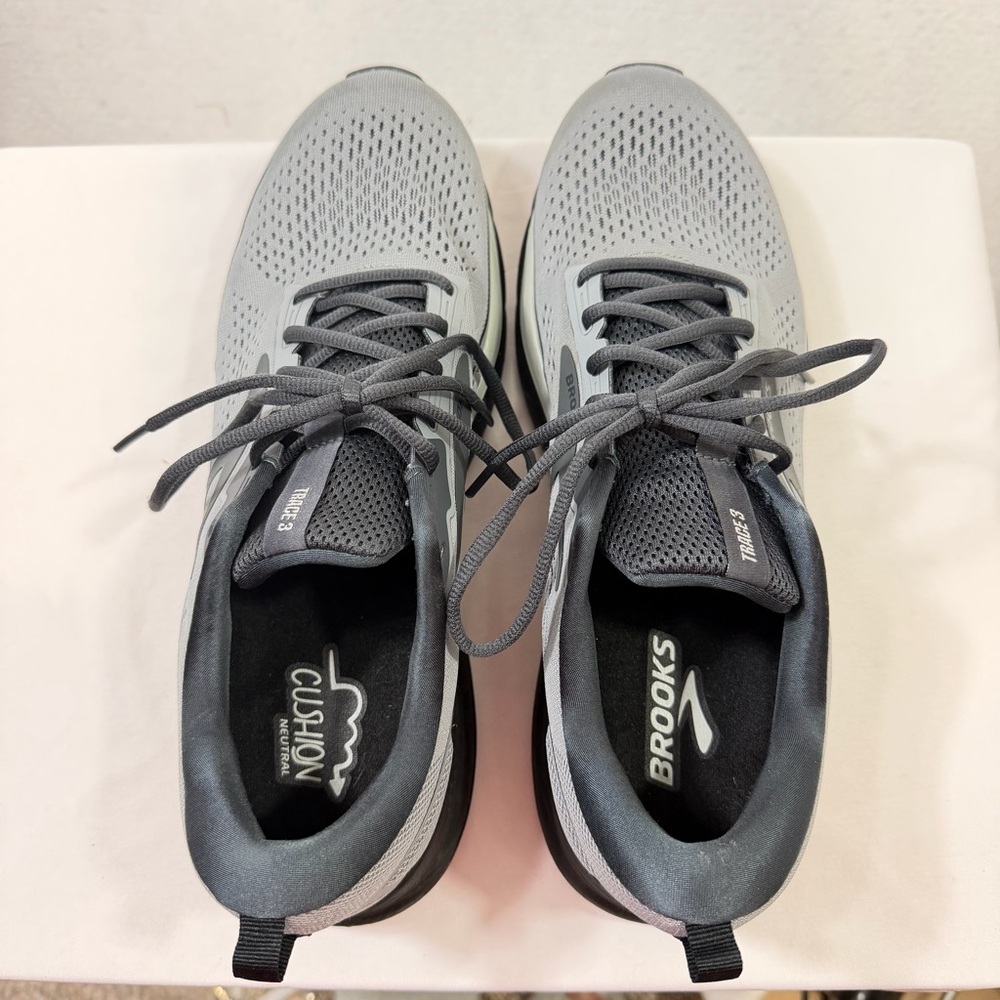 Brooks Trace 3 Mens Sz 13 Medium D Grey Running Shoes Sneakers 1104121D049 - Picture 6 of 8